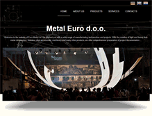Tablet Screenshot of metal-euro.hr